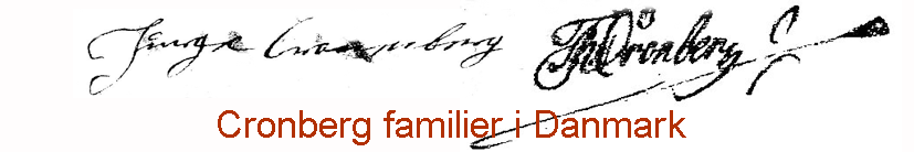 Cronberg familier i Danmark